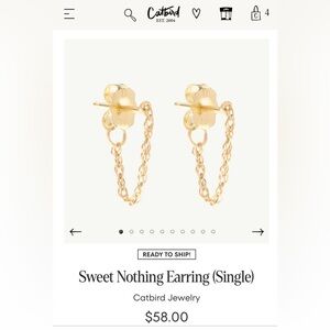 Catbird Sweet Nothing Earring